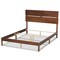 Baxton Studio Anthony Walnut Wood Queen Size Panel Bed 167-10724 - alternate 5